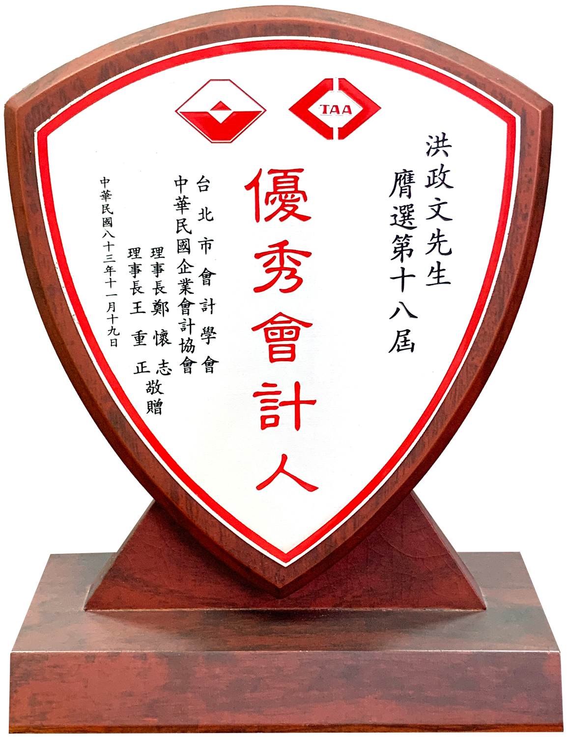 獲獎獎項